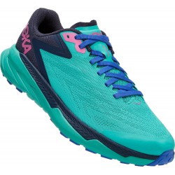 Hoka Zinal Trail Running Shoes Atlantis/Outer Space Women