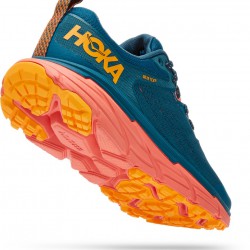 Hoka Challenger ATR 6 GTX Trail Running Shoes Blue Coral/Camellia Women