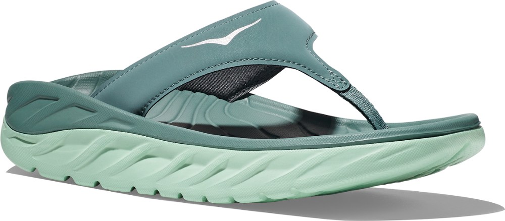 ★HOKA★(W) ORA Recovery Flip★Trellis Mist Green Hoka ORA Recovery Flip Flops Trellis/Mist Green Women