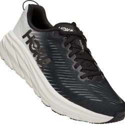 Hoka Rincon 3 Road Running Shoes Black/White Men