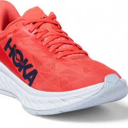 Hoka Carbon X 2 Road Running Shoes Hot Coral/Black Women