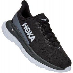 Hoka Mach 4 Road Running Shoes Black/Dark Shadow Women