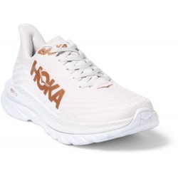 Hoka Mach 5 Road Running Shoes White/Copper Men