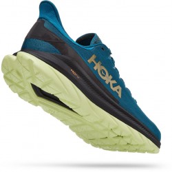 Hoka Mach 4 Road Running Shoes Blue Coral/Black Men