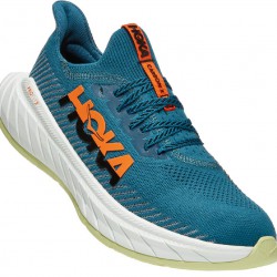 Hoka Carbon X 3 Road Running Shoes Blue Coral/Black Men
