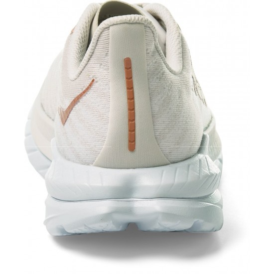 Hoka Mach 5 Road Running Shoes White/Copper Women