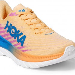 Hoka Mach 5 Road Running Shoes Impala/Cyclamen Women