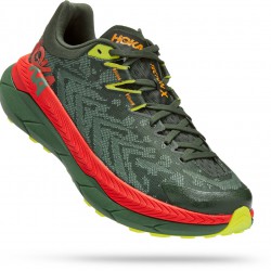Hoka Tecton X Trail Running Shoes Thyme/Fiesta Men