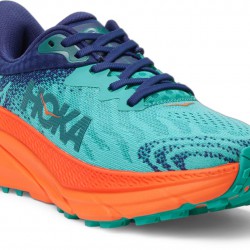 Hoka Challenger 7 Trail Running Shoes Ceramic/Vibrant Orange Women