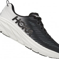 Hoka Rincon 3 Road Running Shoes Black/White Men