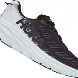 Hoka Rincon 3 Road Running Shoes Black/White Women