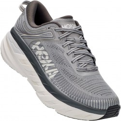 Hoka Bondi 7 Road Running Shoes Wild Dove/Dark Shadow Men