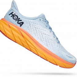 Hoka Clifton 8 Road Running Shoes Summer Song/Ice Flow Women