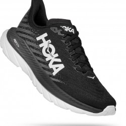 Hoka Mach 5 Road Running Shoes Black/Castlerock Men