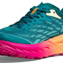 Hoka Speedgoat 5 Trail Running Shoes Deep Lake/Ceramic Women