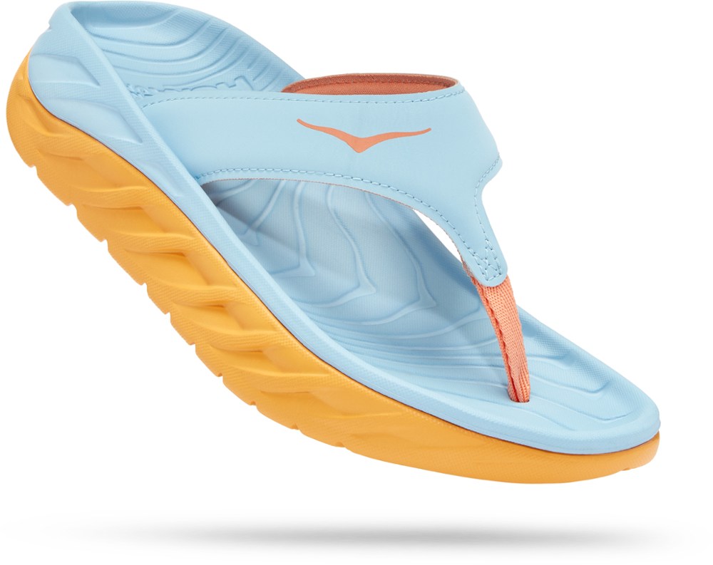 ★HOKA★(W) ORA Recovery Flip★Summer Song Amber Hoka ORA Recovery Flip Flops Summer Song/Amber Yellow Women