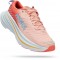 Hoka Bondi X Road Running Shoes Camellia/Peach Parfait Women