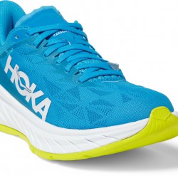 Hoka Carbon X 2 Road Running Shoes Diva Blue/Citrus Women