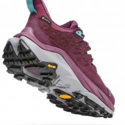 Hoka Kaha 2 Low GTX Hiking Shoes Grape Wine/Coastal Shade Women