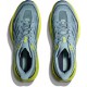 Hoka Speedgoat 5 Trail Running Shoes Stone Blue/Dark Citron Men