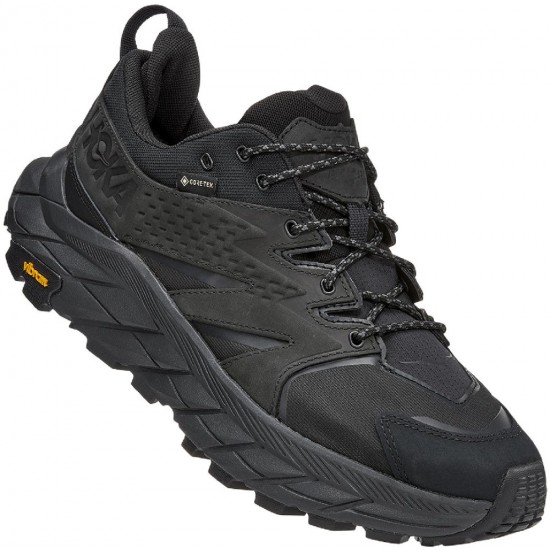 Hoka Anacapa Low GTX Hiking Shoes Black/Black Men