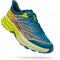 Hoka Speedgoat 5 Trail Running Shoes Blue Coral/Evening Primrose Men