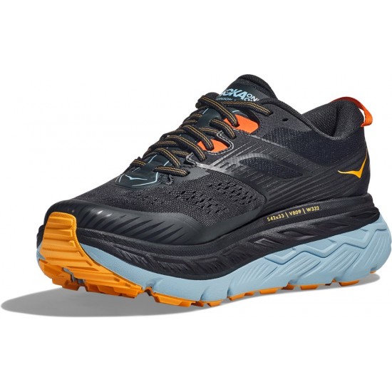 Hoka Stinson ATR 6 Trail Running Shoes Blue Graphite/Summer Song Men