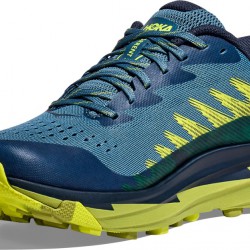 Hoka Torrent 3 Trail Running Shoes Bluesteel/Dark Citron Men