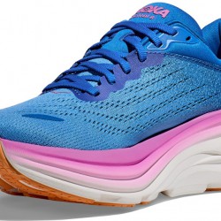 Hoka Bondi 8 Road Running Shoes Coastal Sky/All Aboard Women