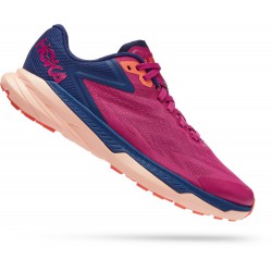 Hoka Zinal Trail Running Shoes Festival Fuchsia/Bellwether Women