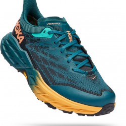 Hoka Speedgoat 5 GTX Trail Running Shoes Deep Teal/Black Women