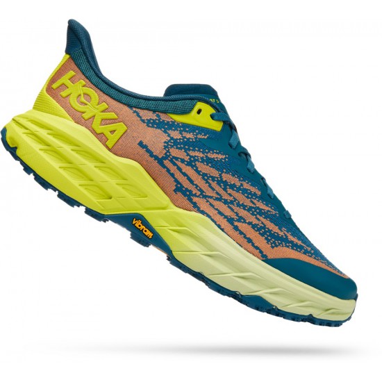 Chaussures trail running Hoka Homme, Hoka ZINAL M Evening Primrose/Blue  Coral pour homme