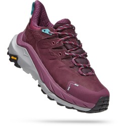 Hoka Kaha 2 Low GTX Hiking Shoes Grape Wine/Coastal Shade Women