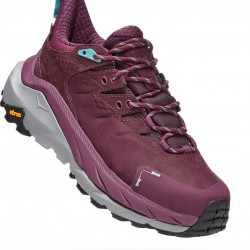 Hoka Kaha 2 Low GTX Hiking Shoes Grape Wine/Coastal Shade Women