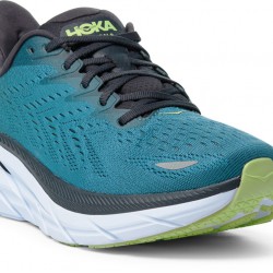 Hoka Clifton 8 Road Running Shoes Blue Coral/Butterfly Men