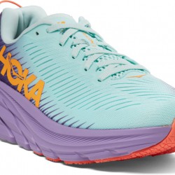 Hoka Rincon 3 Road Running Shoes Blue Glass/Chalk Violet Women