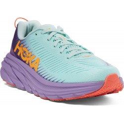 Hoka Rincon 3 Road Running Shoes Blue Glass/Chalk Violet Women