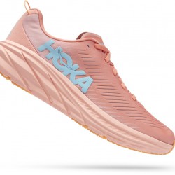 Hoka Rincon 3 Road Running Shoes Shell Coral/Peach Parfait Women