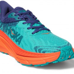 Hoka Challenger 7 Trail Running Shoes Ceramic/Vibrant Orange Men