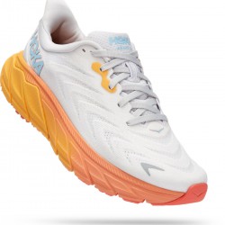 Hoka Arahi 6 Road Running Shoes Nimbus Cloud/Blanc De Blanc Women