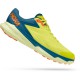 Hoka Zinal Trail Running Shoes Evening Primrose/Blue Coral Men