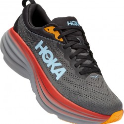 Hoka Bondi 8 Road Running Shoes Anthracite/Castlerock Men