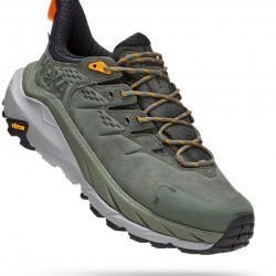 Hoka Kaha 2 Low GTX Hiking Shoes Thyme/Radiant Yellow Men