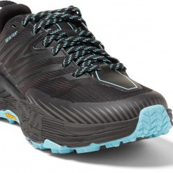 Hoka Speedgoat 4 GTX Trail Running Shoes Antartica/Dark Gull Grey Women