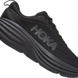 Hoka Bondi 8 Road Running Shoes Black/Black Men