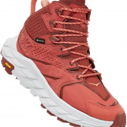 Hoka Anacapa Mid GTX Hiking Boots Hot Sauce/Cherry Mahogany Women