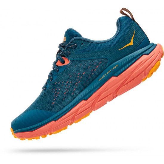 Hoka Challenger ATR 6 GTX Trail Running Shoes Blue Coral/Camellia Women