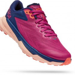 Hoka Zinal Trail Running Shoes Festival Fuchsia/Bellwether Women