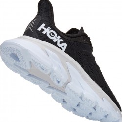 Hoka Clifton Edge Road Running Shoes Black/White Women