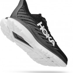 Hoka Mach 5 Road Running Shoes Black/Castlerock Men